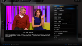Use an experimental XBMC version with TV features even before the official XBMC release 10.05.